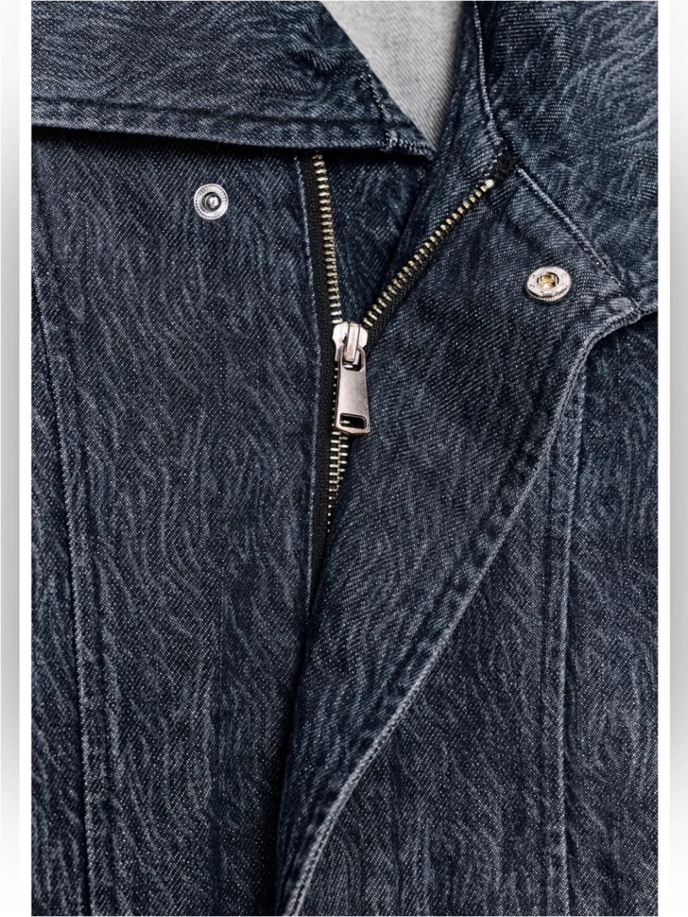NWT Zara Z1975 Cropped Denim Jacket - Picture 9 of 15